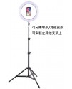 26cm 座檯 LED環形燈 直播手機夾支架 環形 補光燈 支架 26cm 座檯 LED環形燈 直播手機夾支架 環形 補光燈 支架